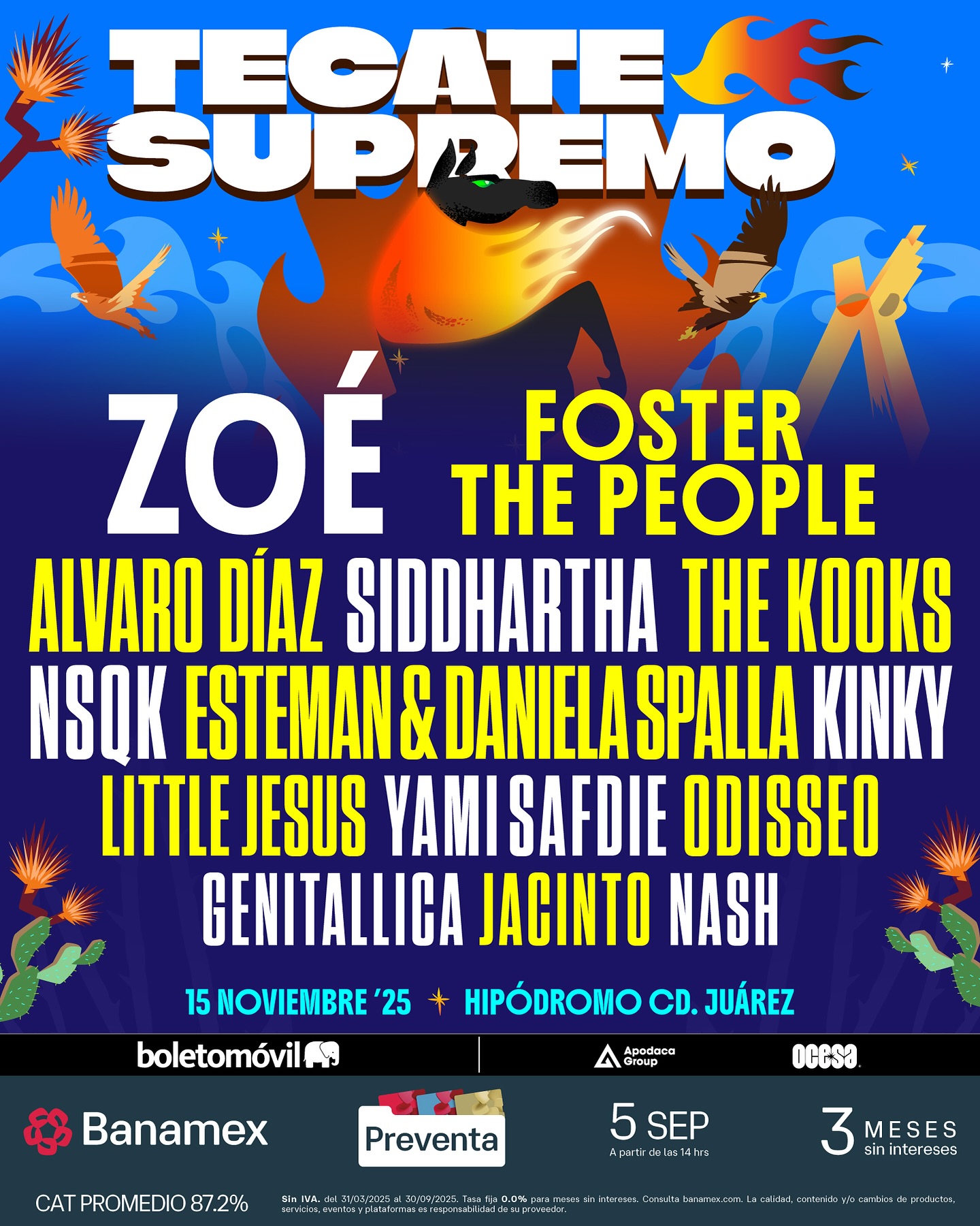 Póster Festival Supremo 2025